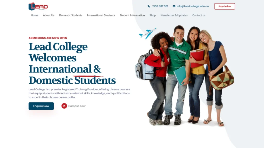 LEAD College website