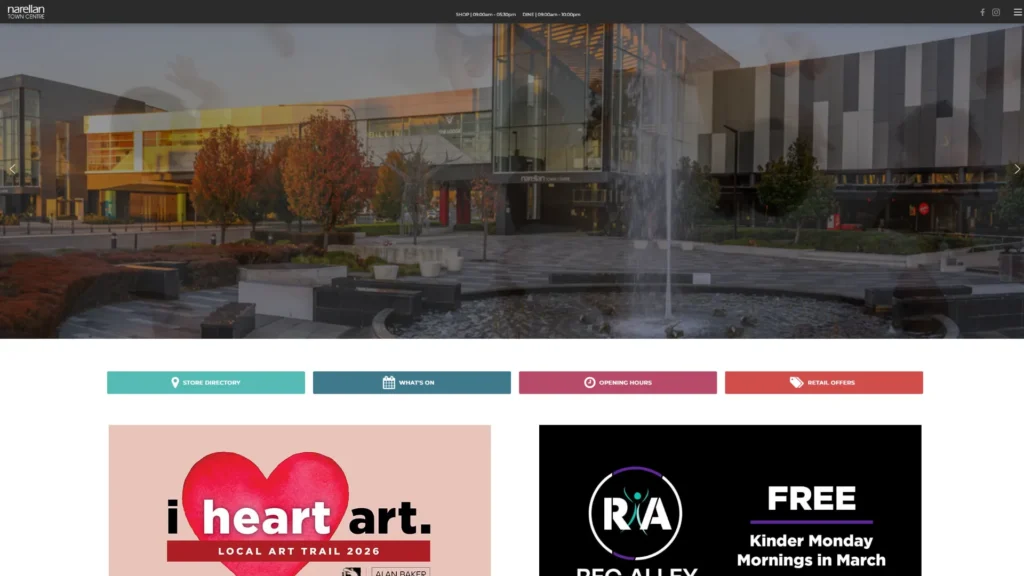 Narellan Town Centre (Dartwest Developments) website