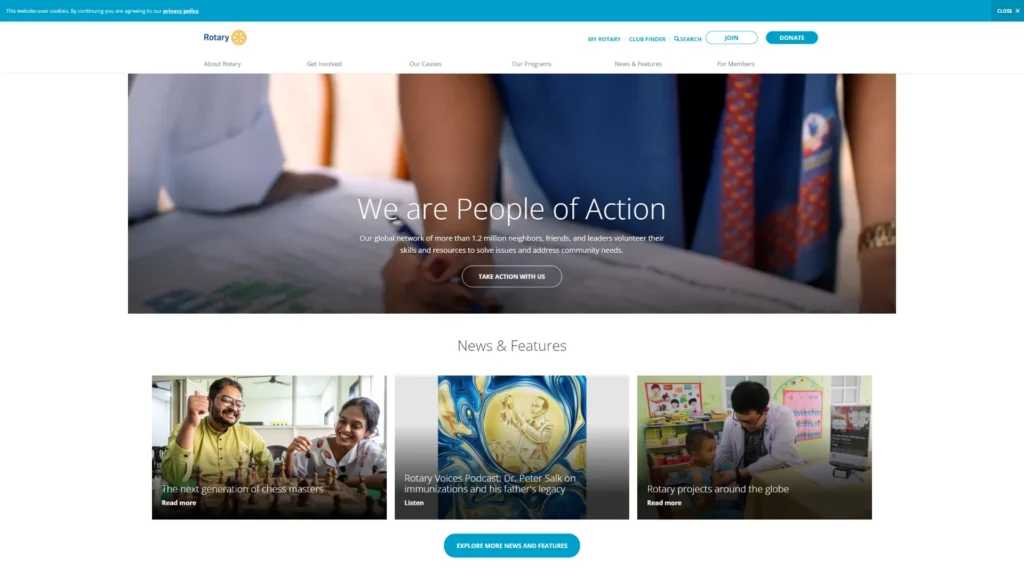 Rotary website