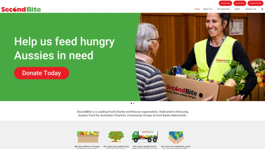 SecondBite website