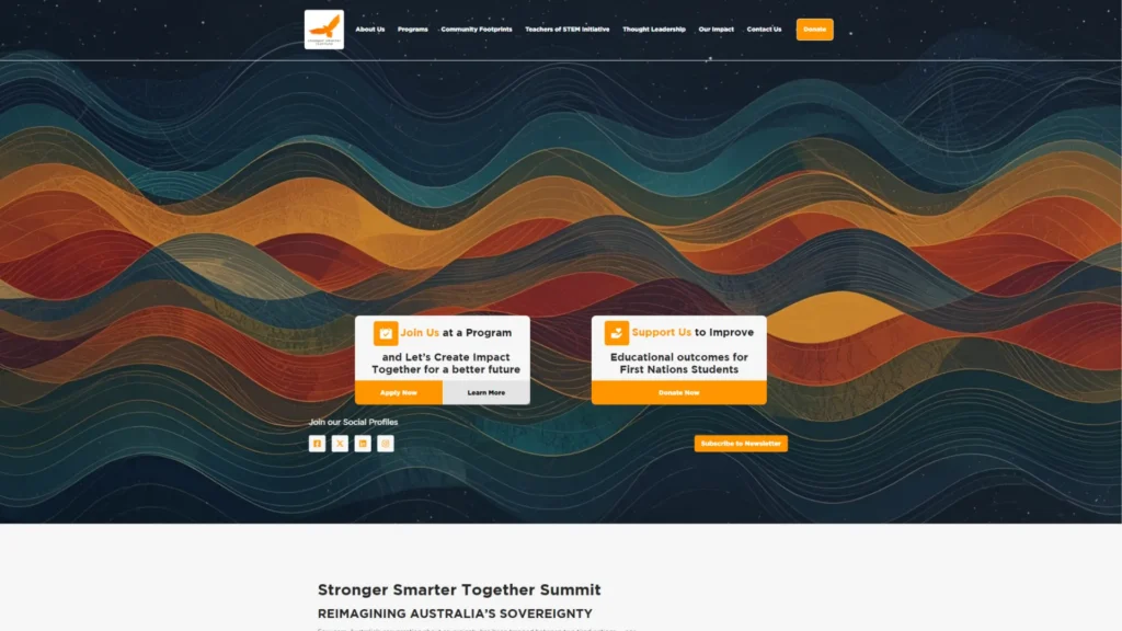 Stronger Smarter Institute website